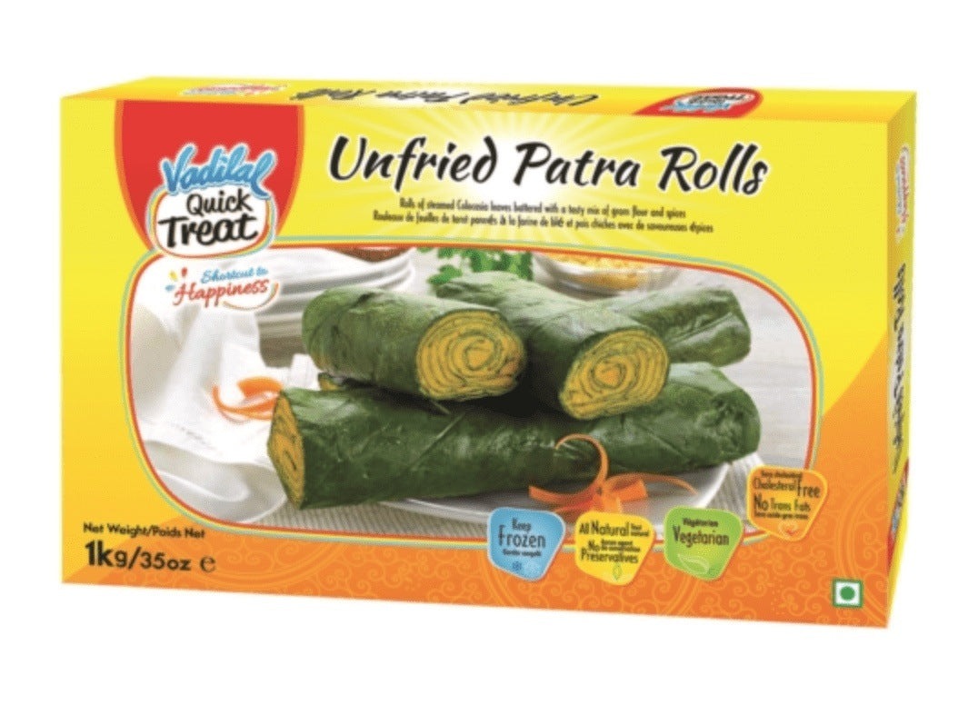 Vadilal quick Treat Unfried Patra Rolls