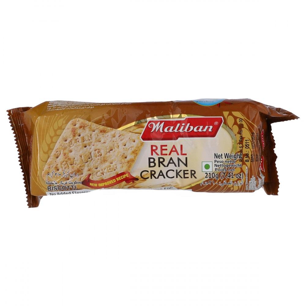 MALIBAN BRAN CRACKER 210GM