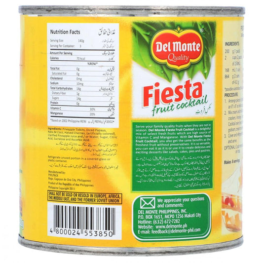 DELMONTE FRUIT COCKTAIL FIESTA 432 GM