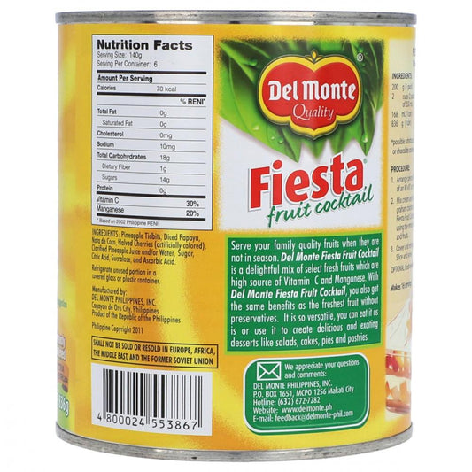 DELMONTE FRUIT COCKTAIL FIESTA 836 GM