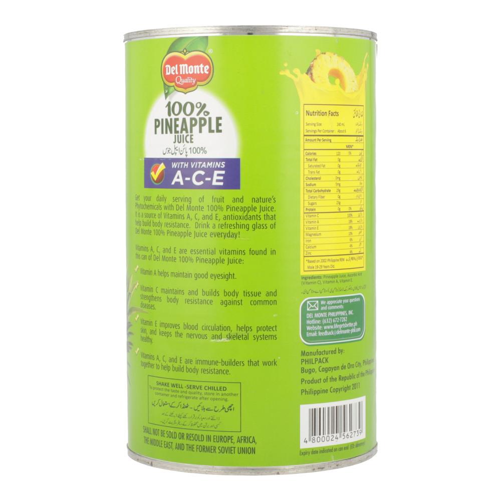 DELMONTE JUICE PINEAPPLE WITH VITAMINS A-C-E 1.36 LTR