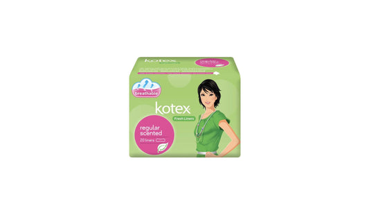 KOTEX SANITARY PADS DAILY AROMA FRESH DAUN SIRIH SCENTED 20P