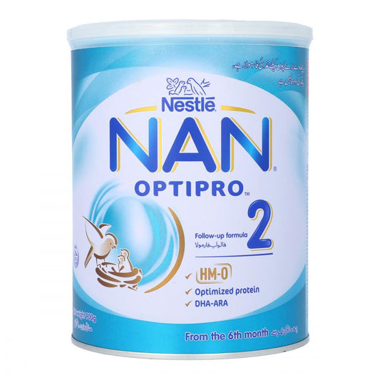 NESTLE NAN 2 MILK POWDER OPTIPRO TIN 900 GM