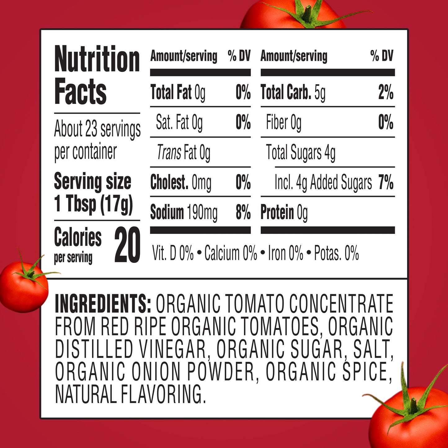 Heinz Organic Tomato Ketchup, 14 oz Bottle