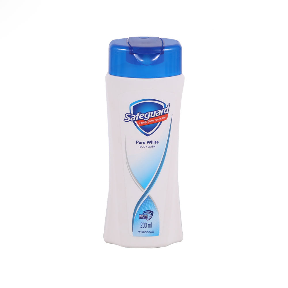 SAFEGUARD BODY WASH PURE WHITE 200 ML