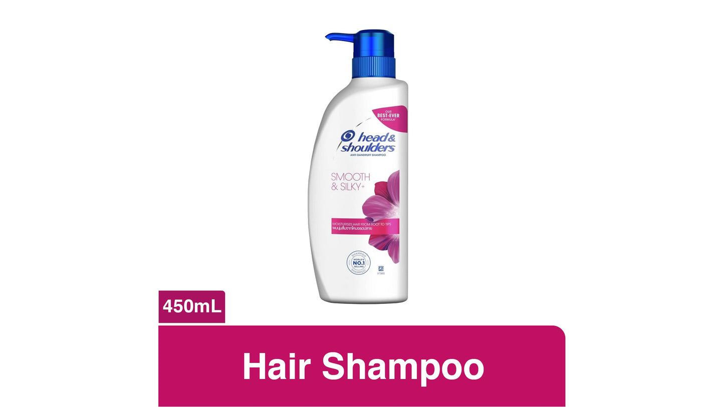 HEAD & SHOULDERS SHAMPOO SMOOTH & SILKY 480 ML