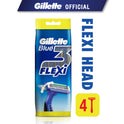 GILLETTE BLUE 3 RAZOR GLIDES SMOOTHY 4 PC