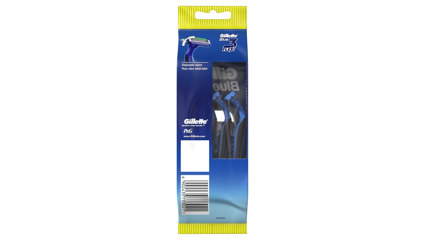 GILLETTE BLUE 3 RAZOR GLIDES SMOOTHY 4 PC