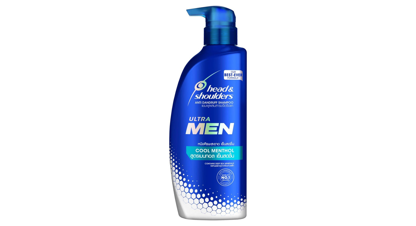 HEAD & SHOULDERS SHAMPOO ULTRA MAN COOL MENTHOL 480 ML