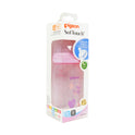 PIGEON BABY FEEDING BOTTLE CLEAR PINK 3+M 240 ML A78183