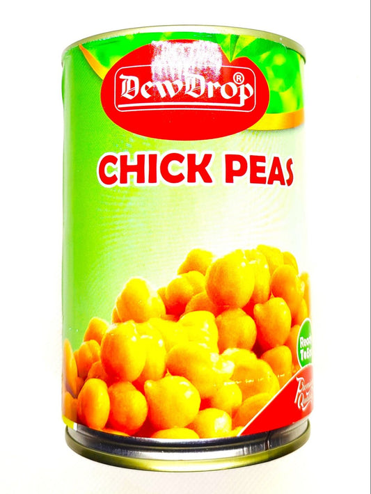 DEW DROP CHICK PEAS TIN 380 GM