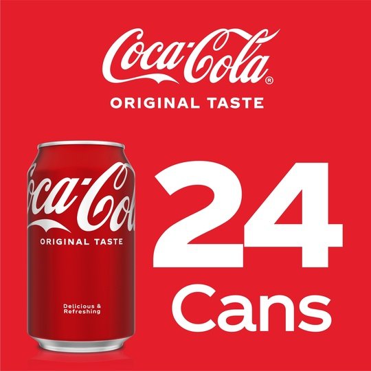 Coca-Cola Soda Pop, 12 fl oz, 24 Pack Cans