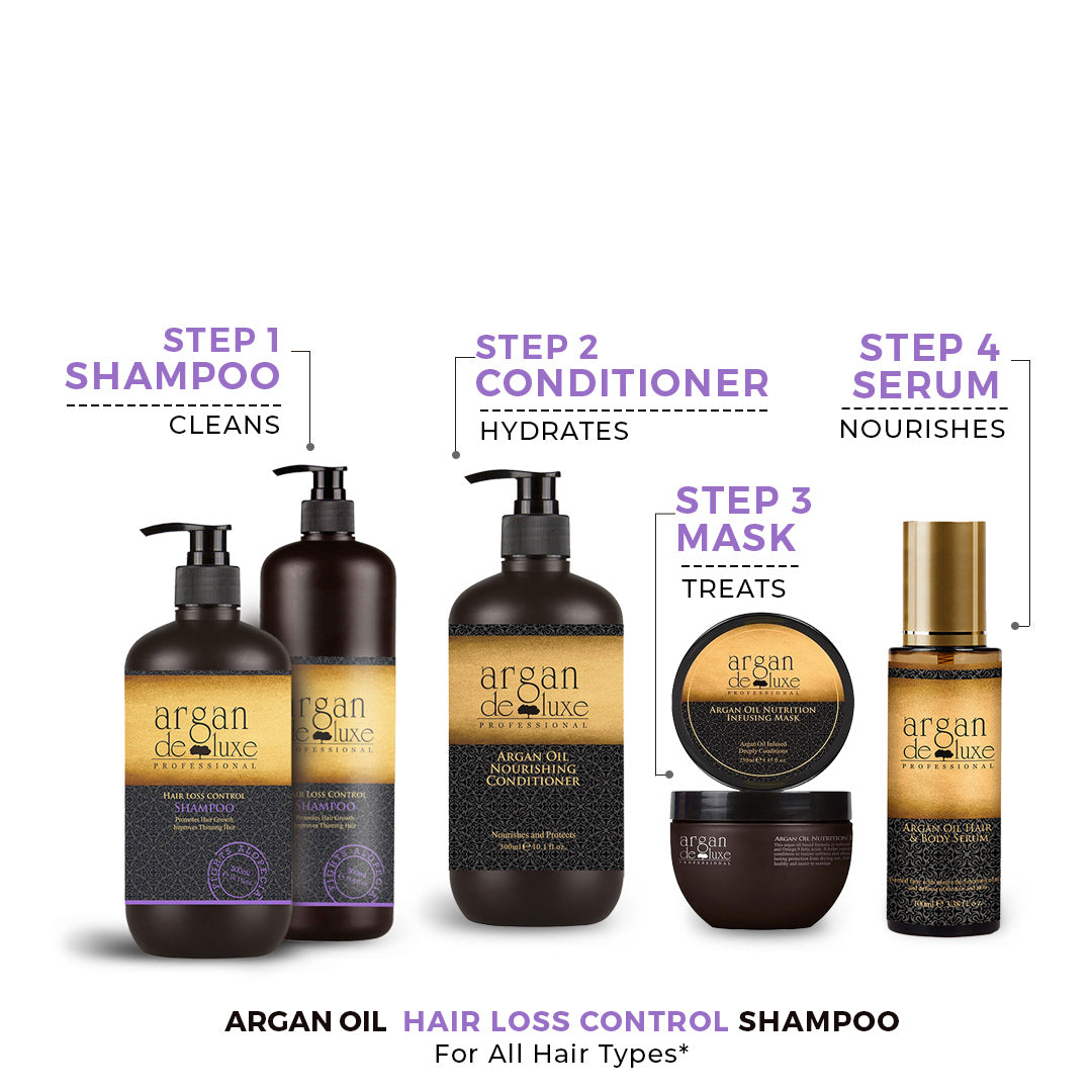 Argan De Luxe Hair Loss Control Shampoo 300Ml