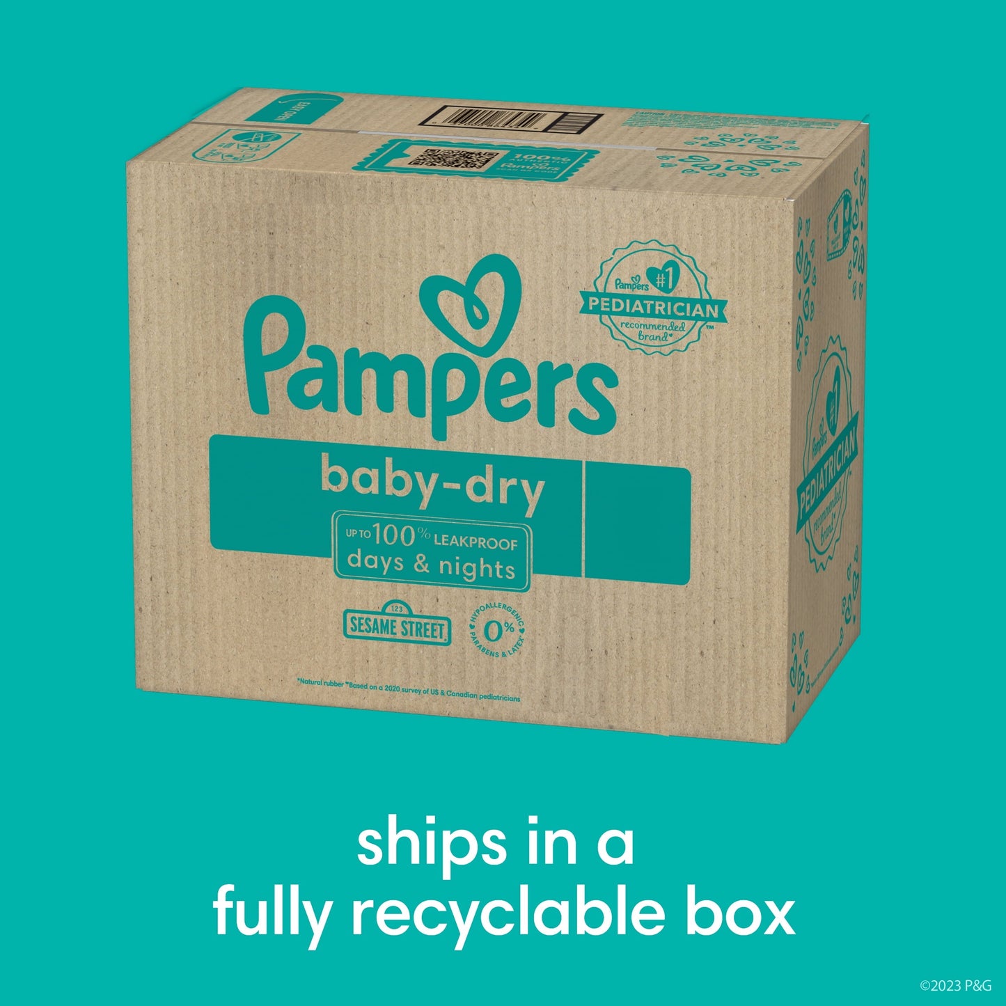 Pampers Baby Dry Diapers Size 5, 164 Count