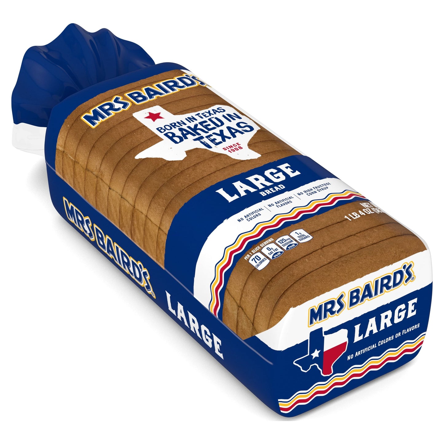 Mrs Baird's Large White Bread, 20 oz