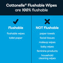 Cottonelle Fresh Care Flushable Wipes, 10 Flip-Top Packs, 42 Wipes per Pack (420 Total)