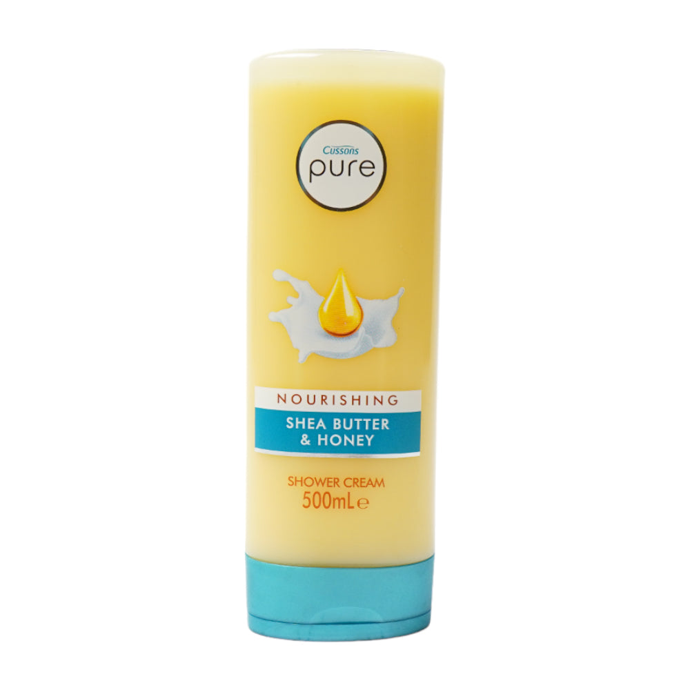 CUSSONS PURE SHOWER CREAM SHEA BUTTER AND HONEY 500 ML