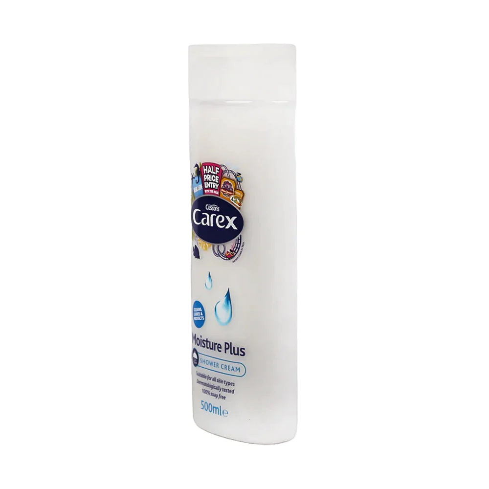 CUSSONS CAREX SHOWER CREAM MOISTURE PLUS 500 ML