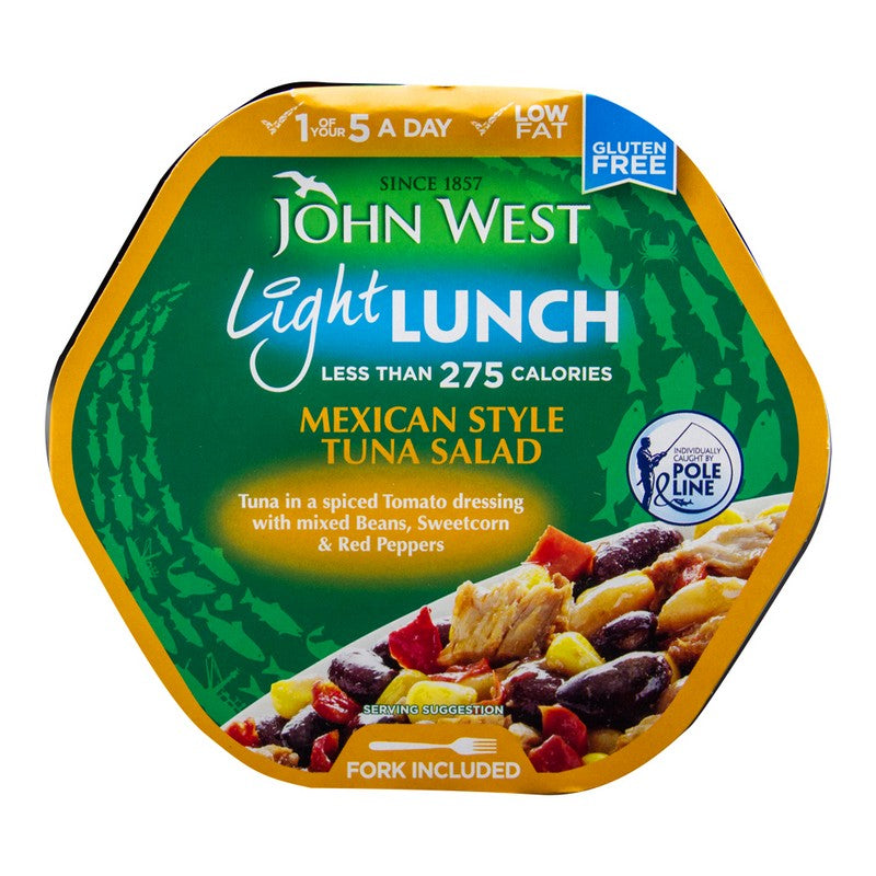 JOHN WEST LIGHT LUNCH MEXICAN STYLE TUNA SALAD 220 GM