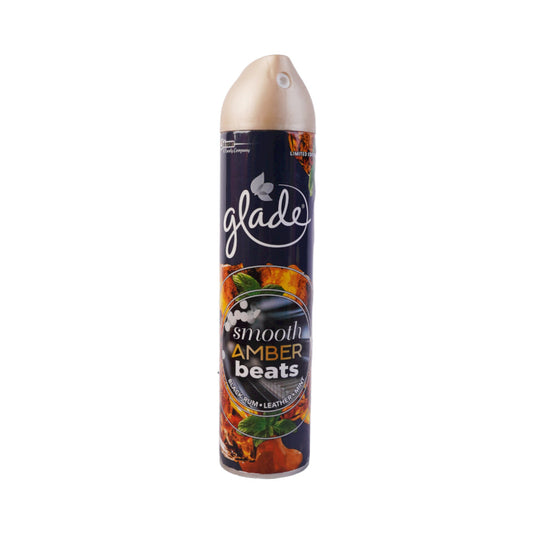 GLADE AIR FRESHNER SMOOTH AMBER BEATS 300ML