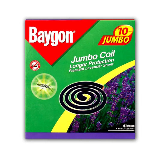 BAYGON MOSQUITO COILS JUMBO 10 HOURS