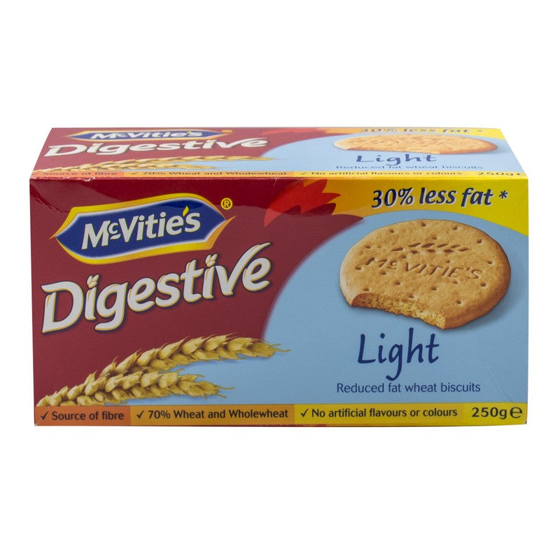 MCVITIES BISCUITS DIGESTIVE LIGHT 250 GM