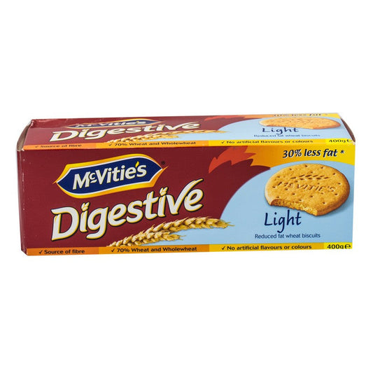 MCVITIES BISCUITS DIGESTIVE LIGHT 400 GM