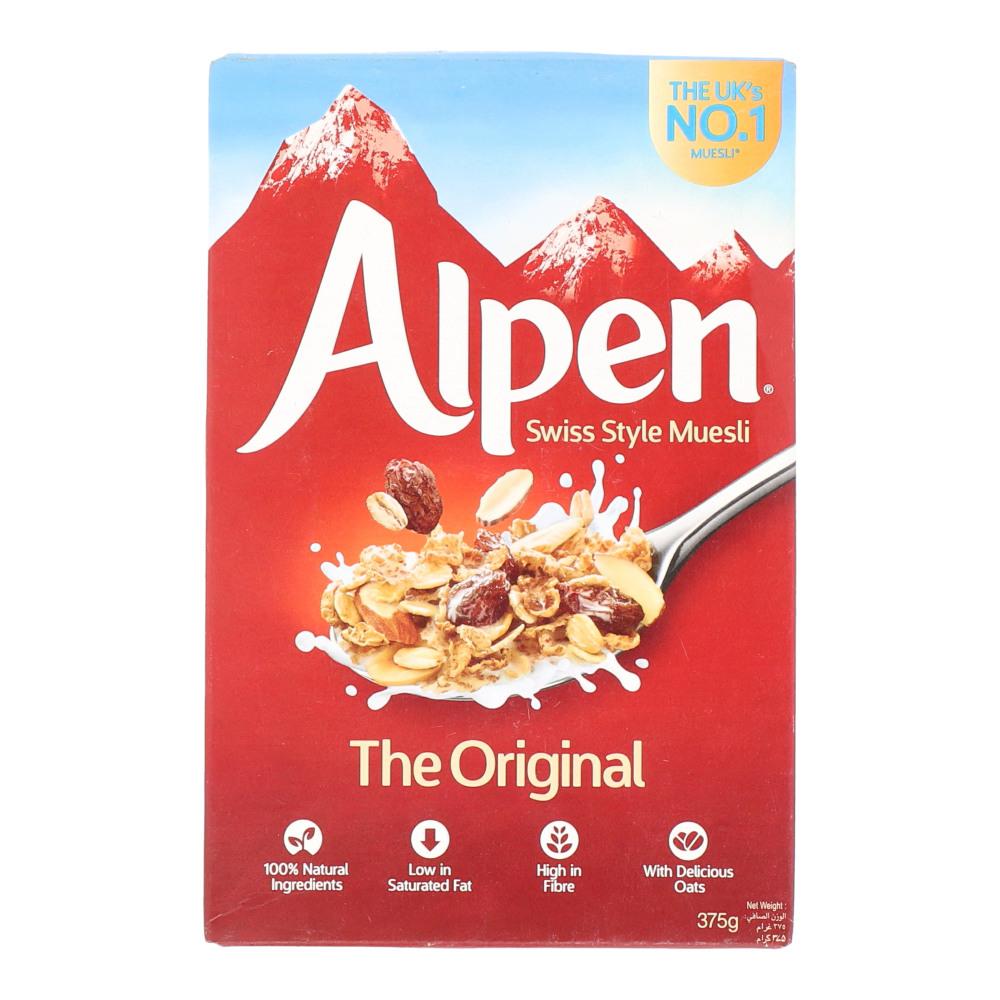 ALPEN CEREAL ORIGINAL MUESLI 375 GM