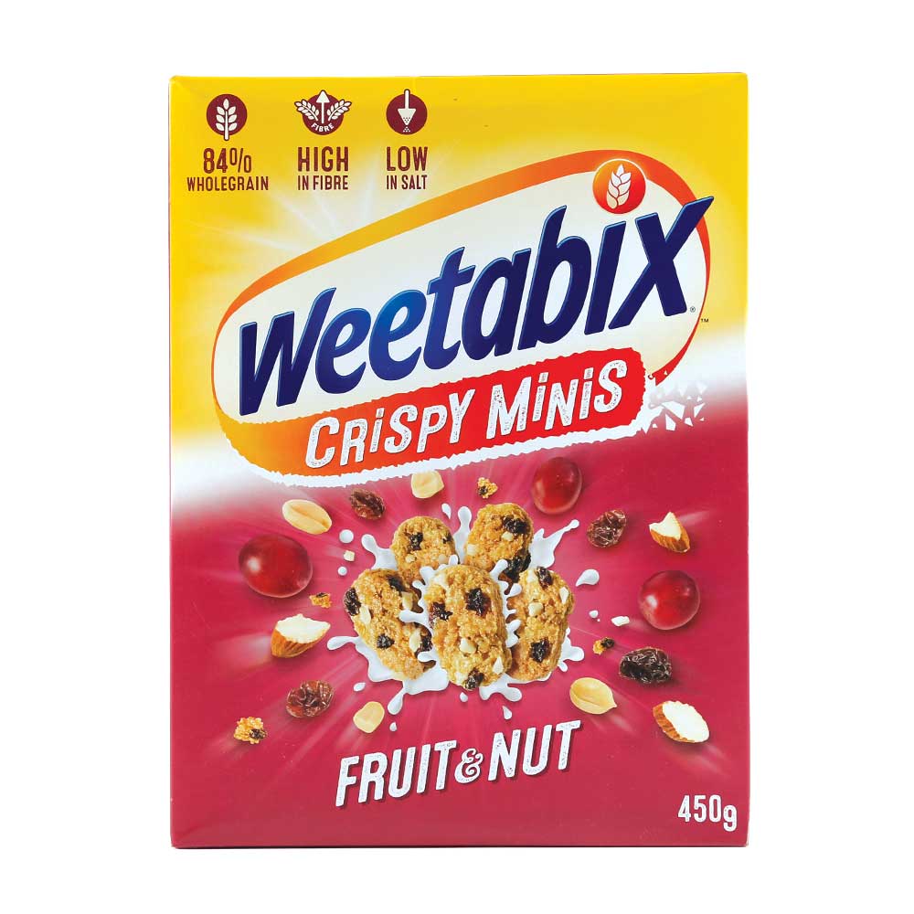 WEETABIX CEREAL FRUIT AND NUT MINIS 450 GM