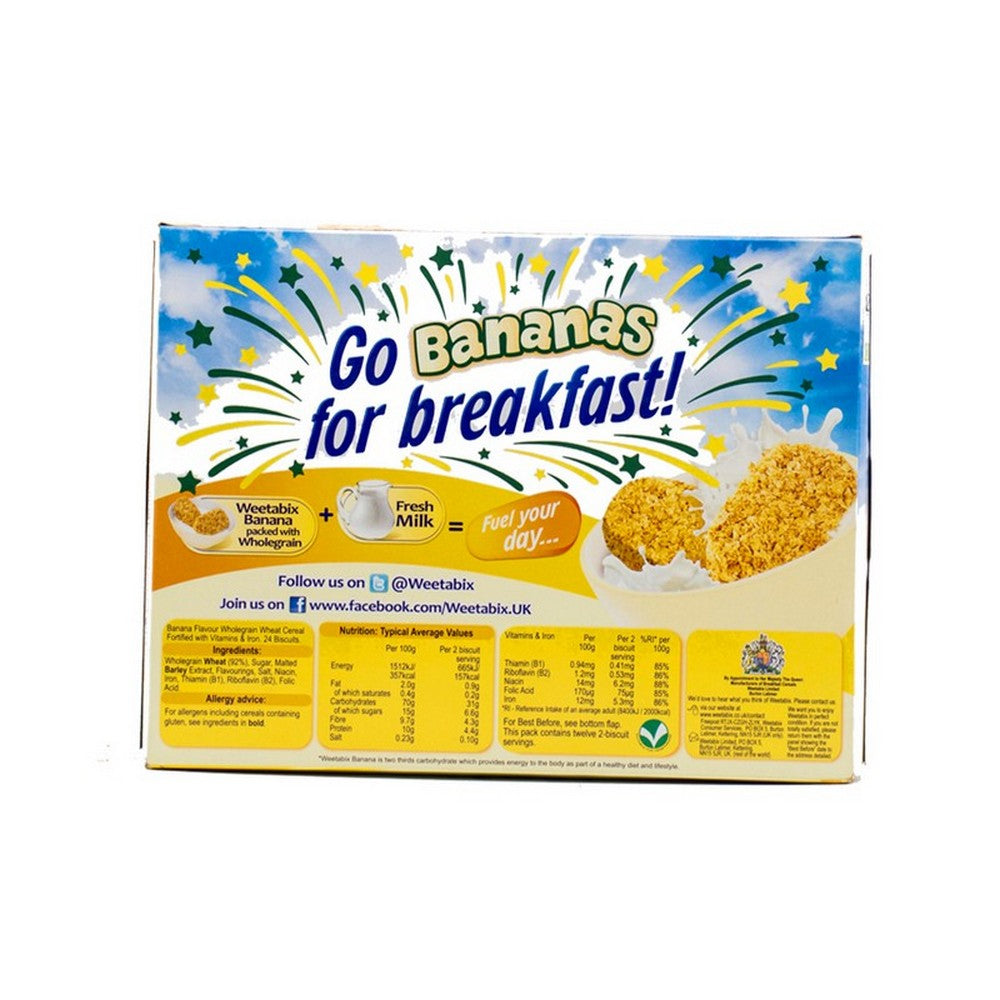 WEETABIX CEREAL BANANA FLAVOUR 24S 488 GM