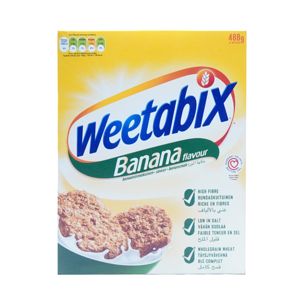 WEETABIX CEREAL BANANA FLAVOUR 24S 488 GM