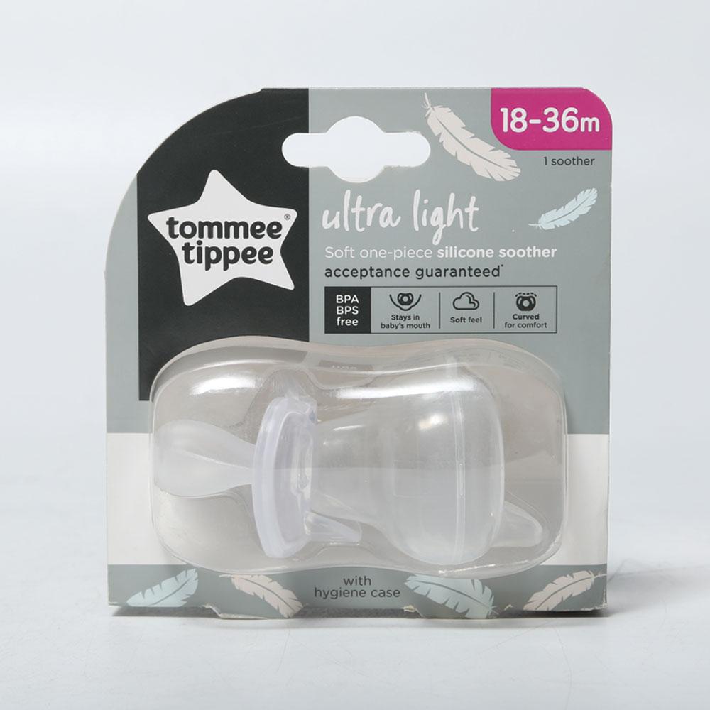 TOMME TIPPEE SILICONE SOOTHER ULTRA LIGHT 18-36 433454/38