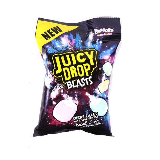 BAZOOKA JUICY DROP BLASTS CHEWS 45 GM