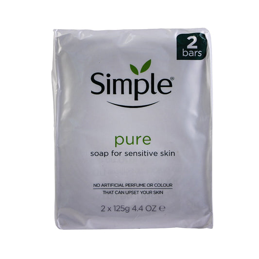 SIMPLE SOAP SENSITIVE TWIN PACK 2PC 125 GM