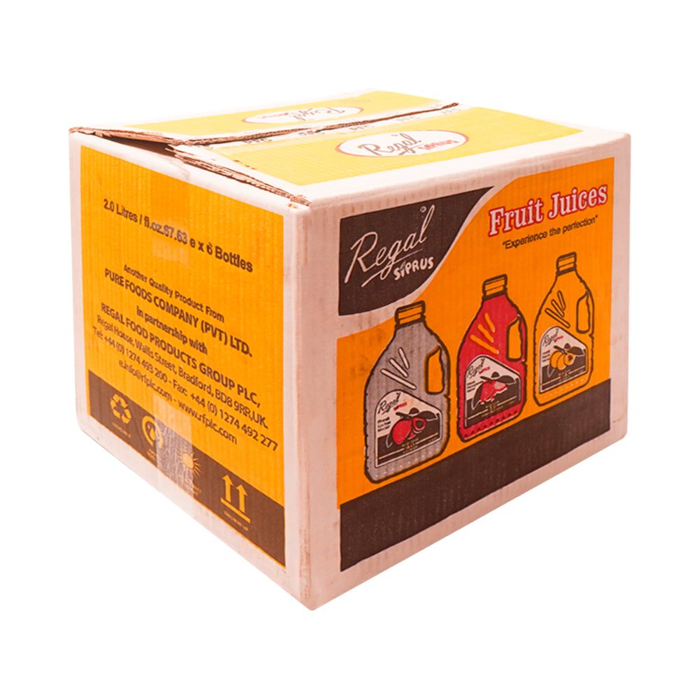 REGAL SIPRUS JUICE KINNU NECTAR BOTTLE 2 LTR- CARTON