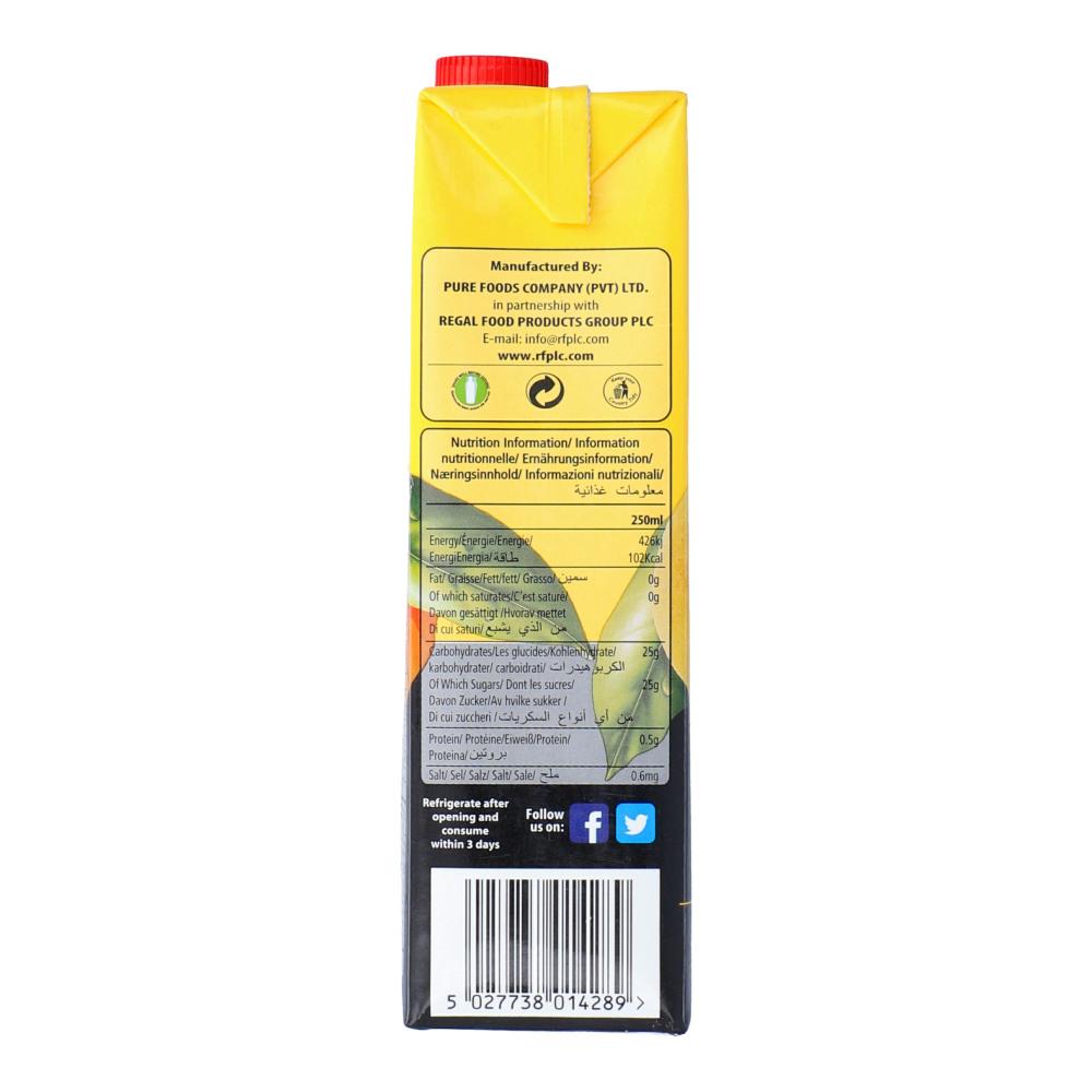 REGAL SIPRUS JUICE MANGO TETRA PACK 1 LTR