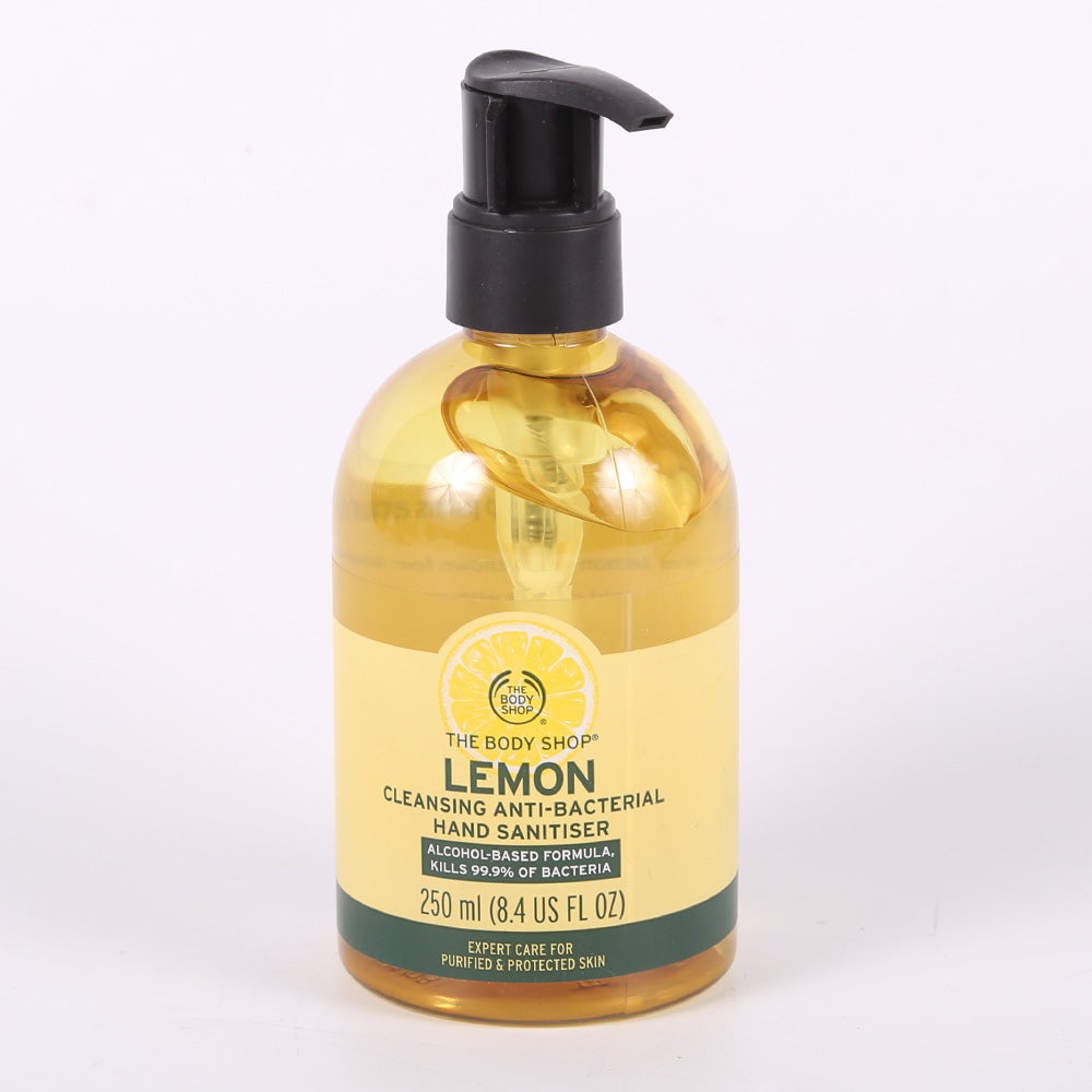 BODY SHOP ANTI-BACTERIAL LEMON HAND SENITIZER 250 ML