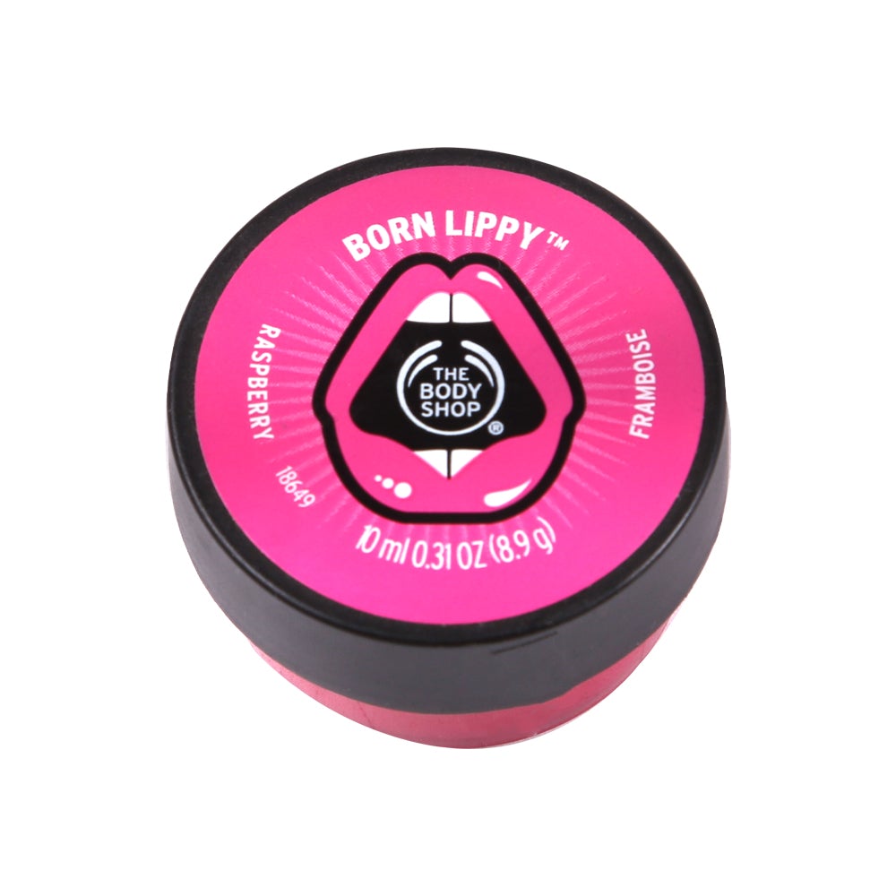 THE BODY SHOP BORN LIPPY LIP BUTTER RASPBERRY 10 ML