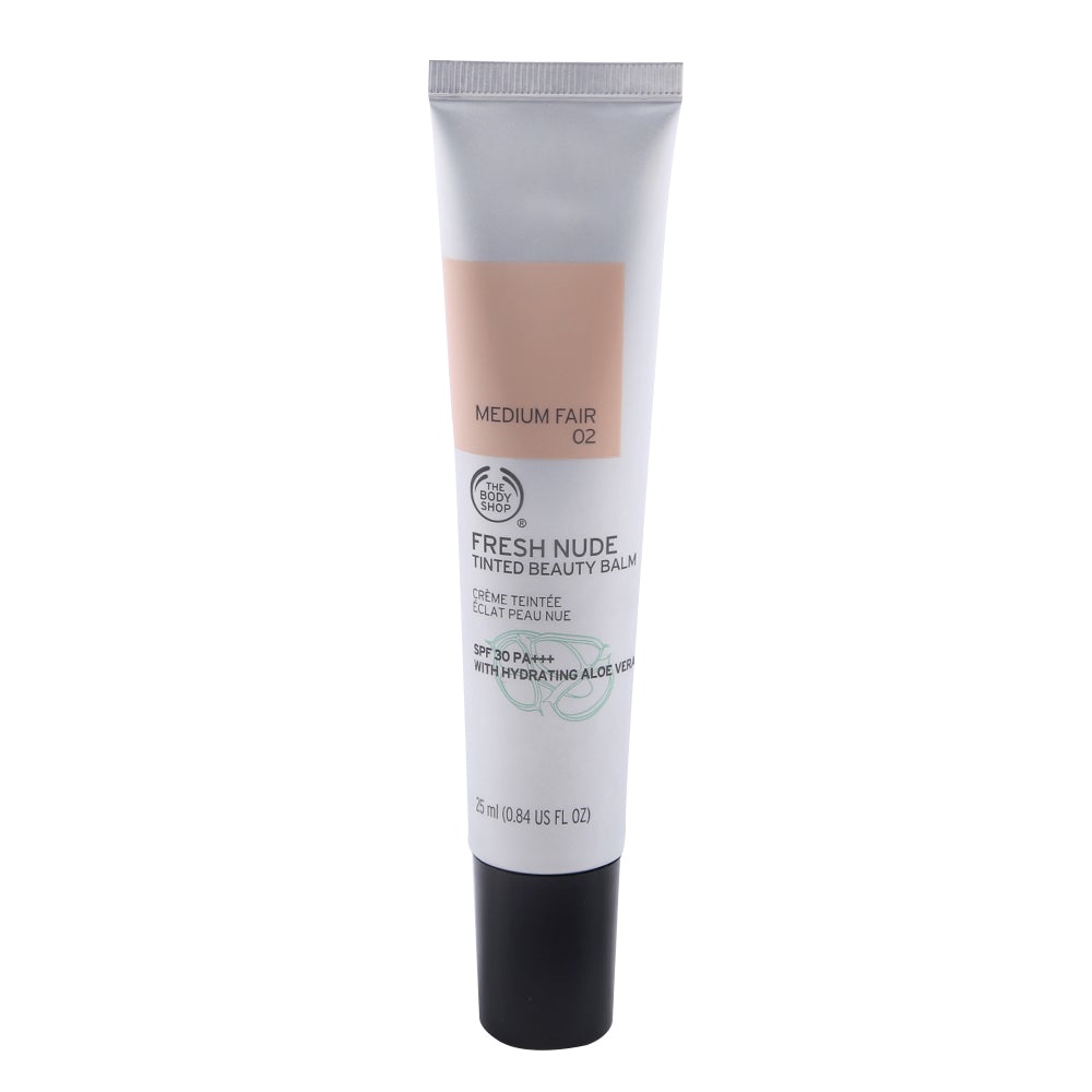 THE BODY SHOP FRESH NUDE BEAUTY BALM BB 02 MEDIUM FAIR 25ML