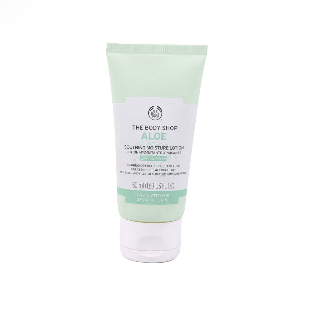 THE BODY SHOP ALOE VERA MOISTURE HAND LOTION SPF 15 50 ML