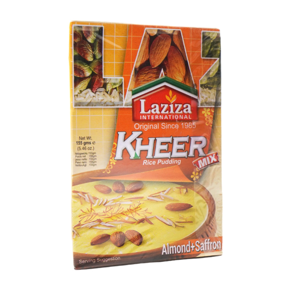 LAZIZA KHEER MIX ALMOND + SAFFRON 155 GM