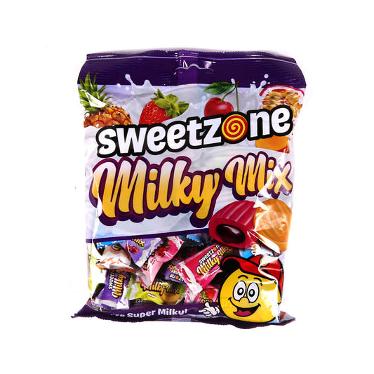 SWEETZONE MILKY MIX HARD CANDY POUCH 180 GM