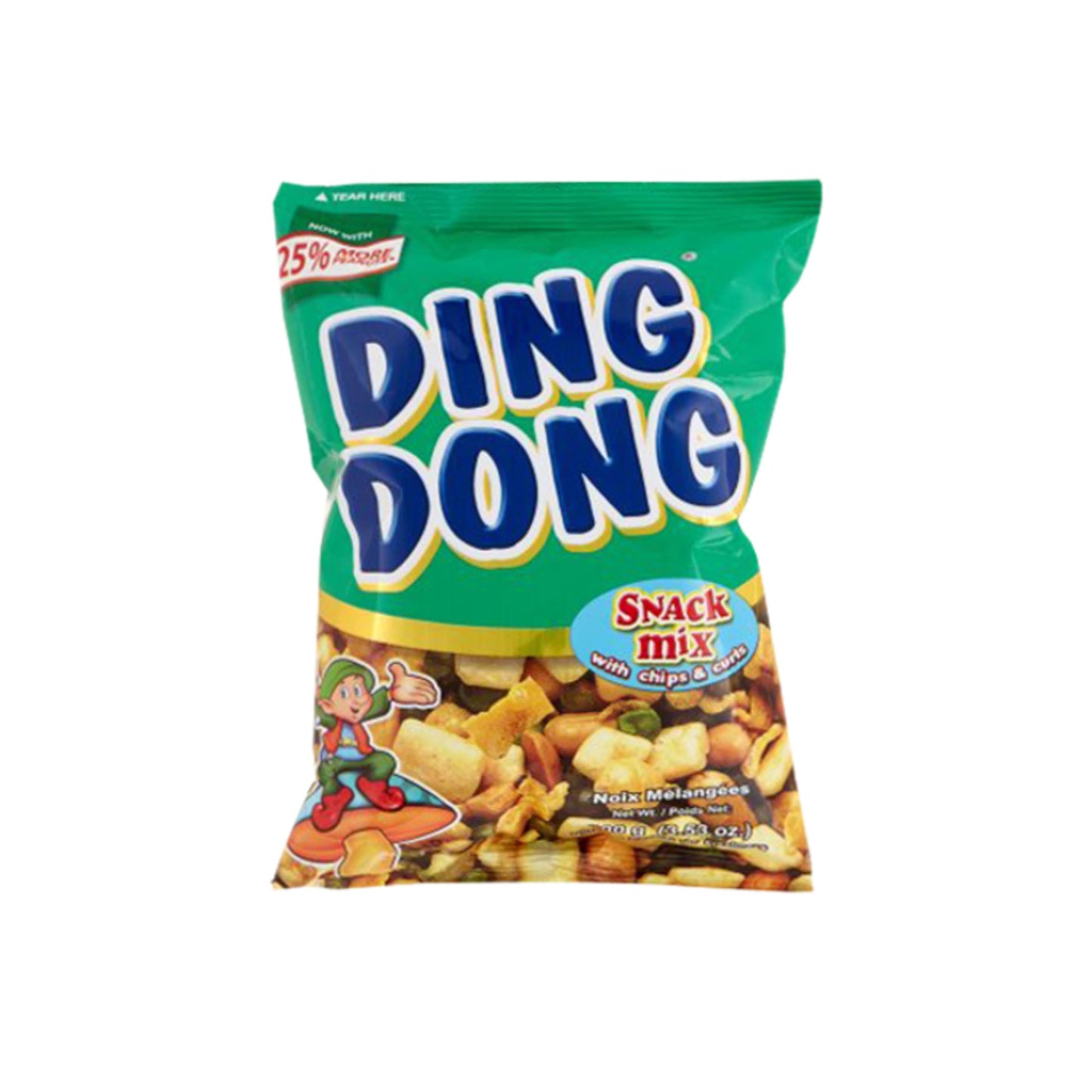 DING DONG SNACK MIX WITH CHIPS CURLS 100 GM