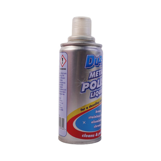 DUZZIT METAL POLISH LIQUID CLEAN AND POLISHES 120 ML