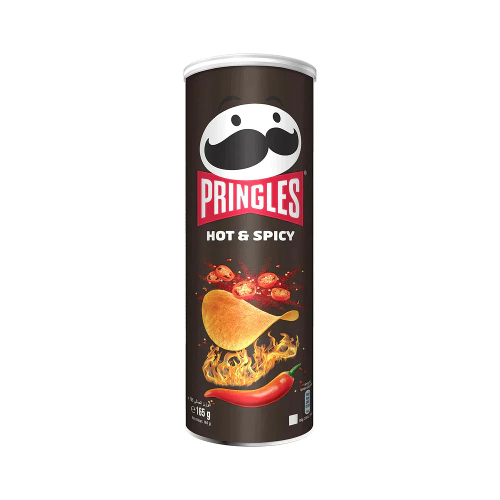 PRINGLE CHIPS HOT & SPICY 165 GM