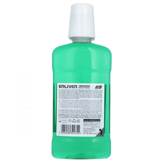 ENLIVEN MOUTH WASH FRESH MINT 500 ML