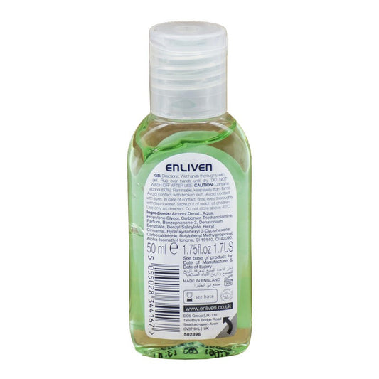 ENLIVEN HAND GEL ALOE VERA 50 ML BASIC