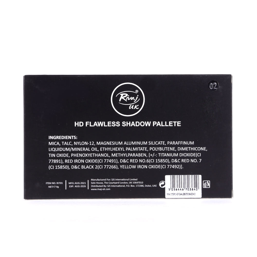 RIVAJ #1 (18IN1) HD FLAWLESS EYE SHADOW PALLETTE 02