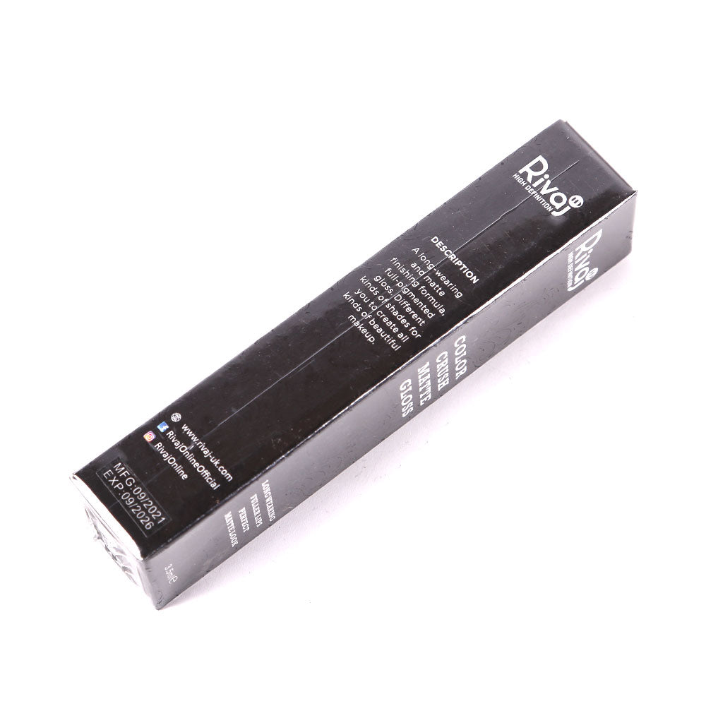 RIVAJ HD COLOR CRUSH MATT LIPGLOSS NO.4
