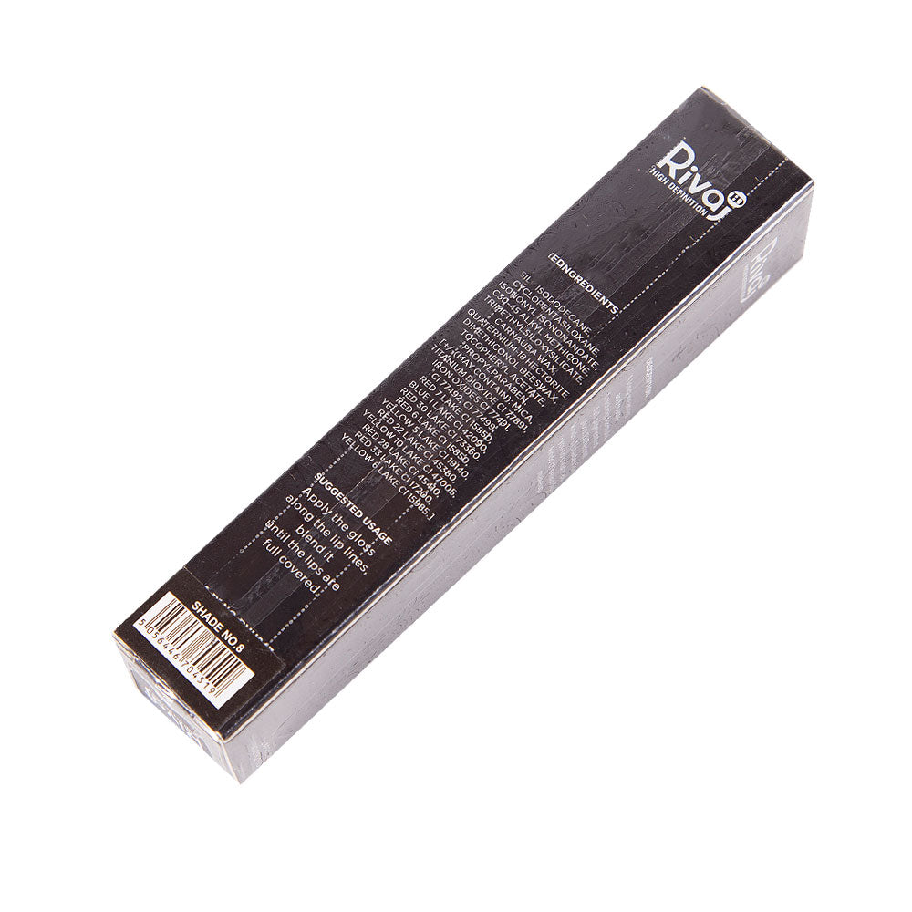 RIVAJ HD COLOR CRUSH MATT LIPGLOSS NO.8